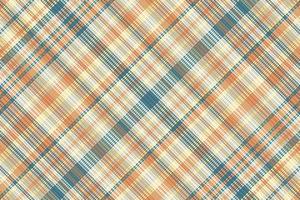 Tartan plaid pattern with texture and summer color. vector