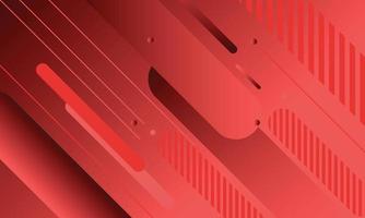Abstract red diagonal geometric rounded lines shapes background. vector