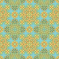 Abstract seamless flower pattern. Repeat pattern. vector