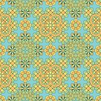 Abstract seamless flower pattern. Repeat pattern. vector