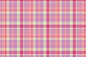 Tartan plaid pattern with texture and summer color. vector