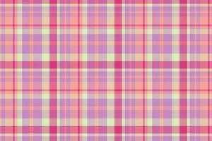 Tartan plaid pattern with texture and summer color. vector