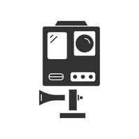 Action camera icons  symbol vector elements for infographic web