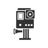 Action camera icons  symbol vector elements for infographic web