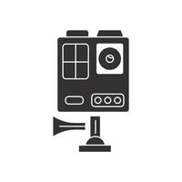 Action camera icons  symbol vector elements for infographic web