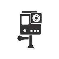 Action camera icons  symbol vector elements for infographic web