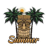 summer logo design for you vector