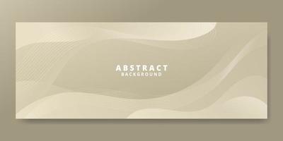 Abstract Grey Fluid Wave Banner Template vector