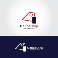 Online Shop Logo designs Template. Illustration vector graphic. Perfect for Ecommerce,sale, store web element, Company emblem.