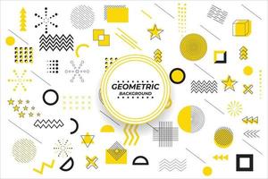 diseños de fondo de elementos de diseño geométrico vector