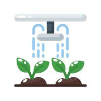 watering flat style icon. vector illustration for graphic design, website, app