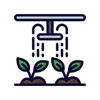 watering filled line style icon. vector illustration for graphic design, website, app