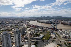 Brazil, MAR 2022 - Aerial view of APM Terminals photo