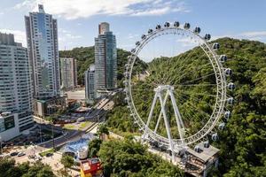 Brazil, MAR 2022 - Aerial of Balneario Camboriu city photo