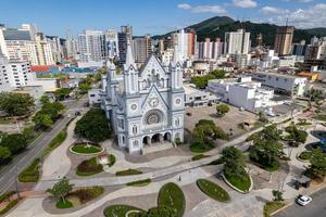 Brazil, MAR 2022 - The Matriz Church Igreja do Santissimo Sacramento in Itajai, Santa Catarina, Brazil. photo