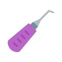 Dental Crane I Flat Multicolor Icon vector