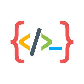 Programming Flat Multicolor Icon vector