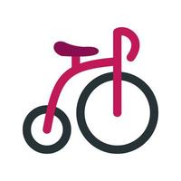 Bicycle Flat Multicolor Icon vector