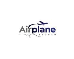 Airplane vector logo design,airplane sky logo design