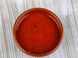 Georgian tomato sauce photo