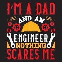 Father day t shirt design with custom vector of father day element