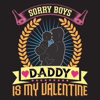 diseño de camiseta del día del padre con vector personalizado del elemento del día del padre