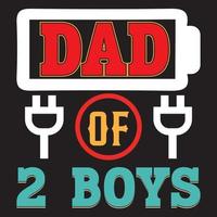 Father day t shirt design with custom vector of father day element