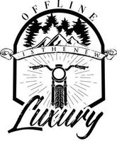 Vector illustration biker community for printing on demand