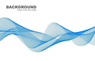 abstract background with curved lines and circles vector