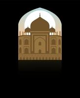 ramadhan kareem fondo islámico con mezquita. mes de ayuno para los musulmanes. para carteles de tarjetas de felicitación, pancartas, etc. vector