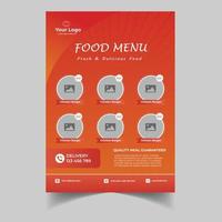 Fast food menu design and food memu vector illustration. Cafe and food menu template, Fast food.