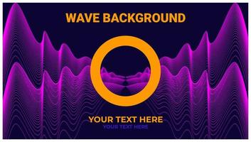 Abstract background with bright colored curved lines vector