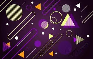 abstract background with curved lines and circles vector