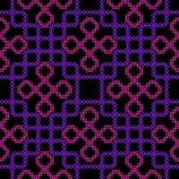 asian geometric fabric pattern vector