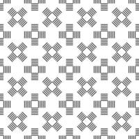 black white linen stripes fabric pattern vector