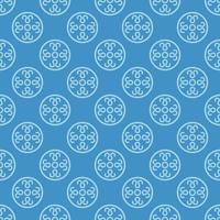 monochrome asain fabric pattern vector