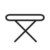 Iron Stand Line Icon vector