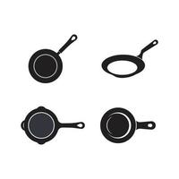 Pan cooking logo vector