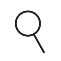 Search Line Icon vector