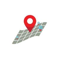 Location point Logo vector