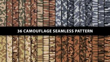 Military and army camouflage seamless pattern vector