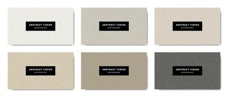 Collection of turing abstract seamless background vector
