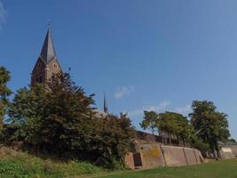 Maastricht and Kessel at the river Maas photo