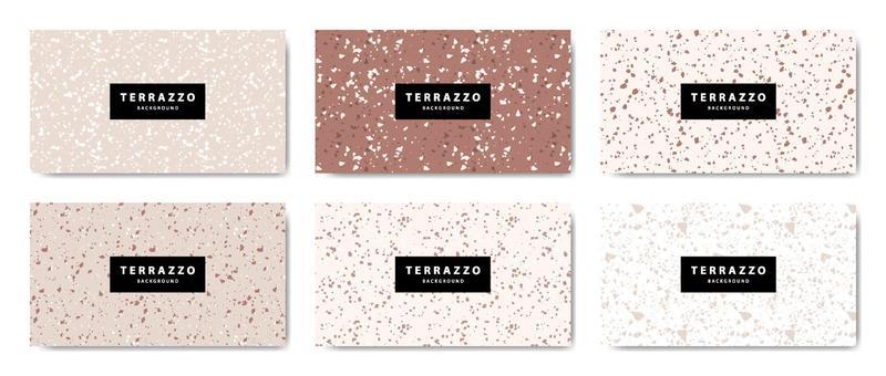 Terrazzo floor wallpaper background