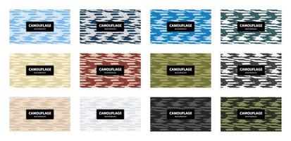 Military and army camouflage pattern background vector