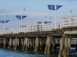 the beach of Sopot in Poland photo