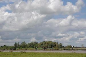 the river Ems near Weener in germany photo