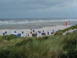 en la playa de juist island foto