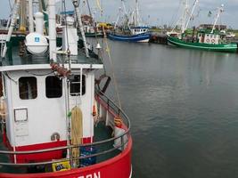 Dornumersiel at the german north sea coast photo