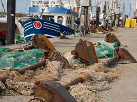 Dornumersiel at the german north sea coast photo